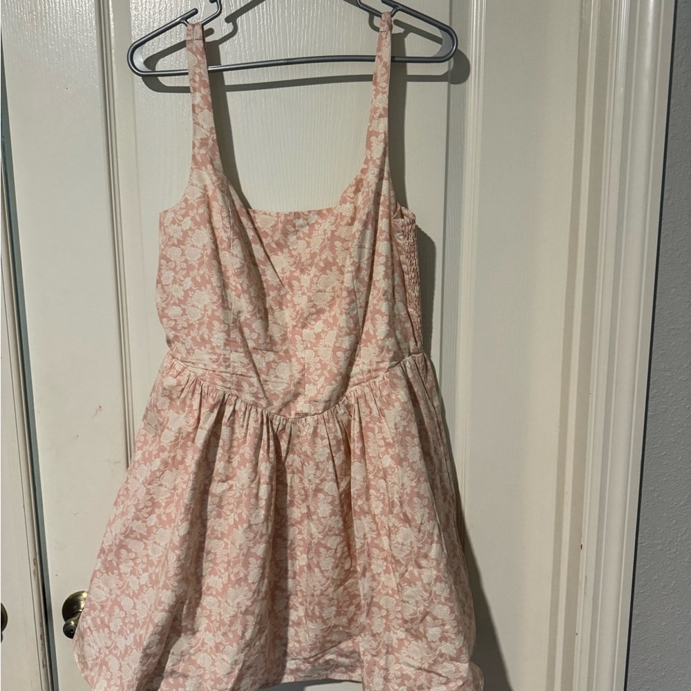 Francesca's Collections Pink Floral Kids Dress